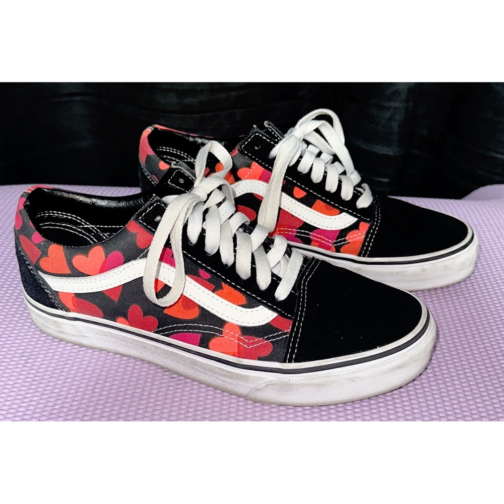 Vans Old Skool Hearts Print - 8.5w